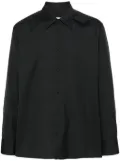 Jil Sander ripstop wool shirt - Grey