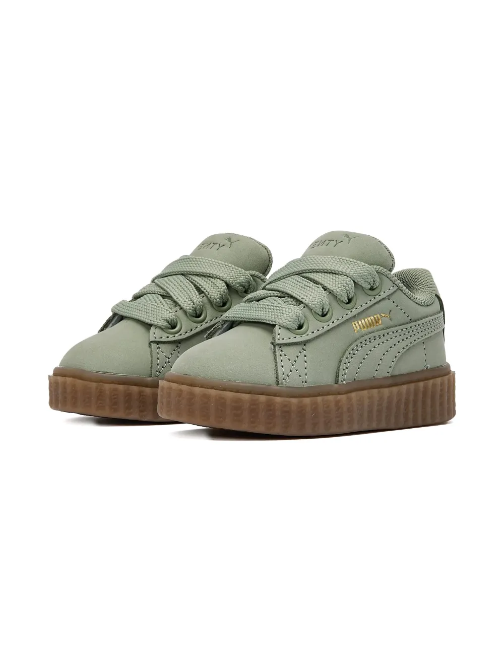 Puma Babies' X Fenty Phatty Creeper Platform Sneakers In Green