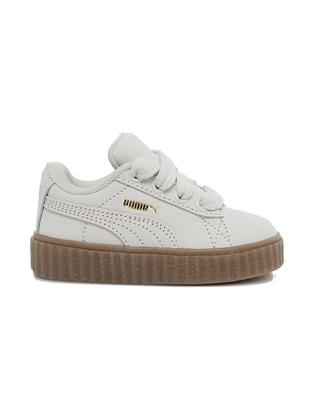 Puma Kids logo-print sneakers Neutrals