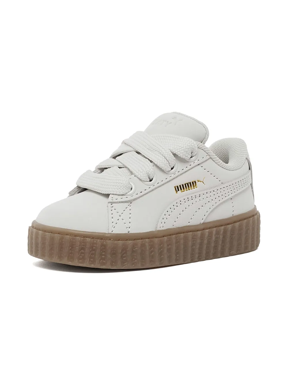 Puma Kids logo-print sneakers Neutrals