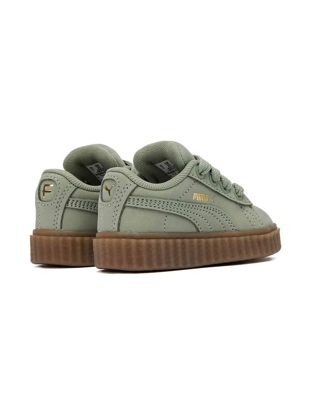 Puma Kids x Fenty Creeper Phatty lace-up platform sneakers Green