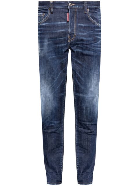 DSQUARED2 logo-patch cotton jeans Men