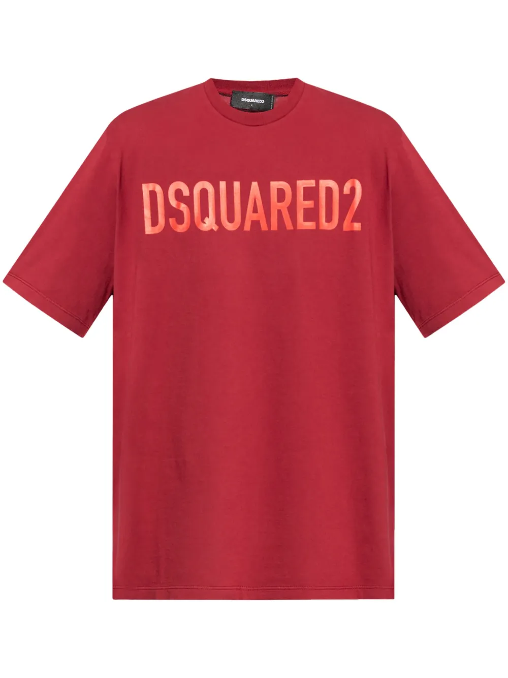 Dsquared2 T-shirt met logoprint Rood