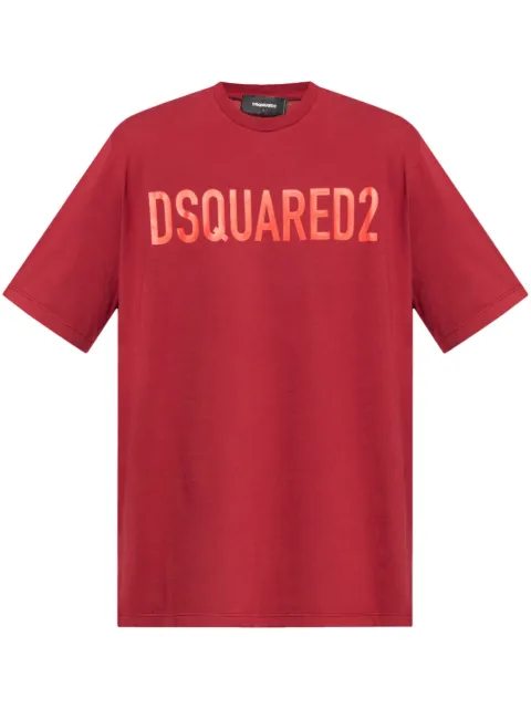 DSQUARED2 playera con logo estampado