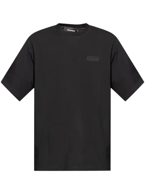DSQUARED2 logo-appliquéd cotton T-shirt