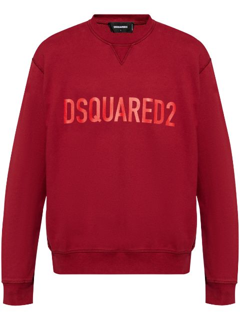 DSQUARED2 logo-print cotton sweatshirt Men