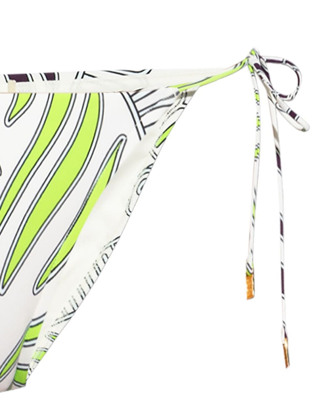 Tory Burch graphic-print bikini bottom - White