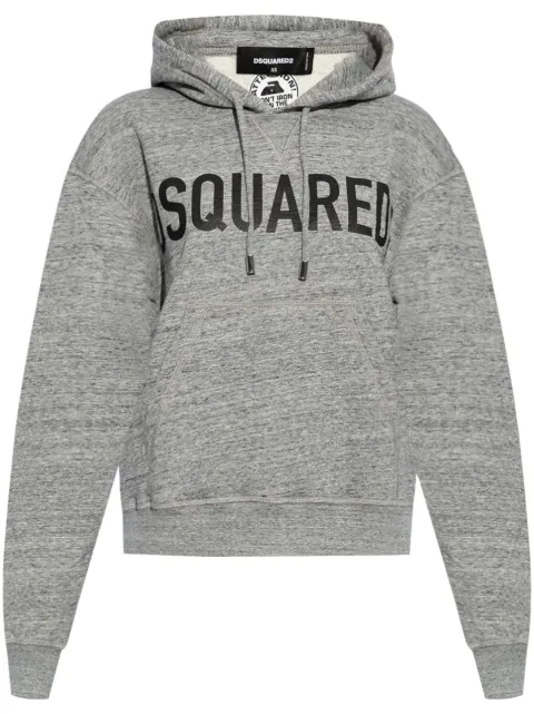 DSQUARED2 logo-print cotton hoodie Women