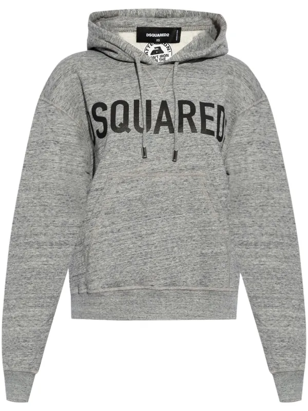 DSQUARED2 ICONロゴ グレー パーカー DSQUARED2 ロゴ パーカー | グレー | FARFETCH JP