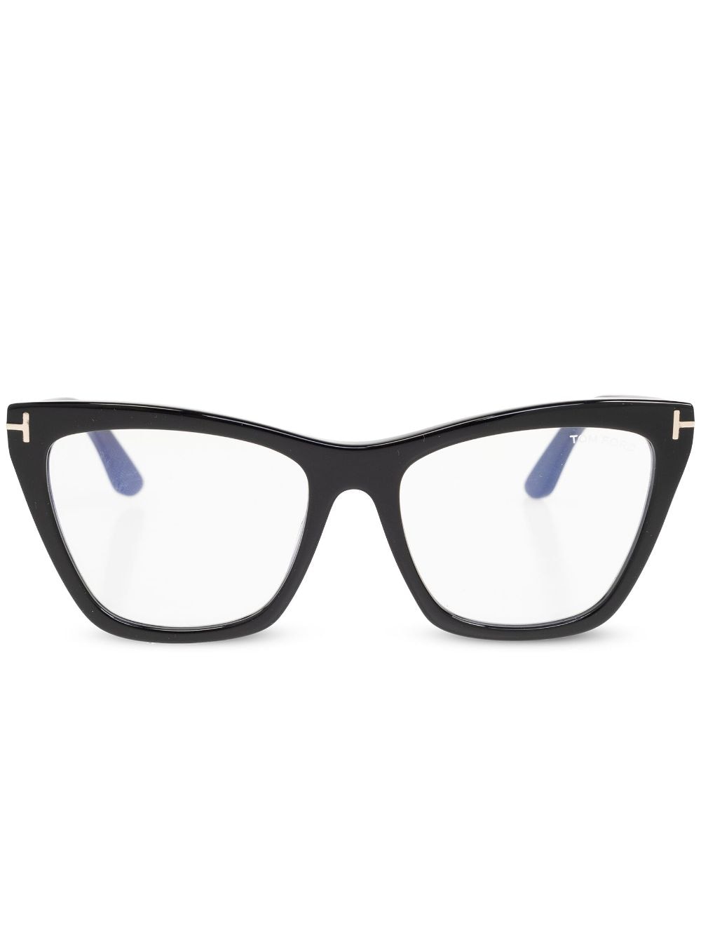 Tom Ford Wayfarer-frame Glasses In Black
