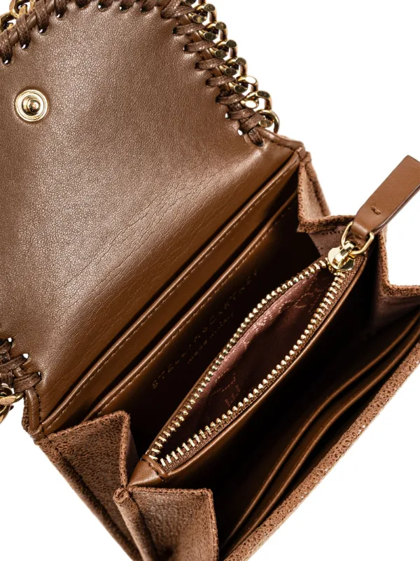 Stella McCartney Falabella chain-link Wallet | Brown | FARFETCH