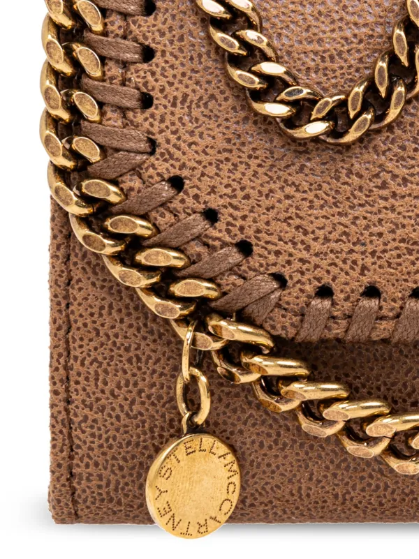 Stella McCartney Falabella chain-link Wallet | Brown | FARFETCH
