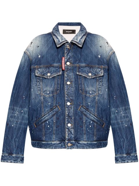 DSQUARED2 distressed denim jacket Women