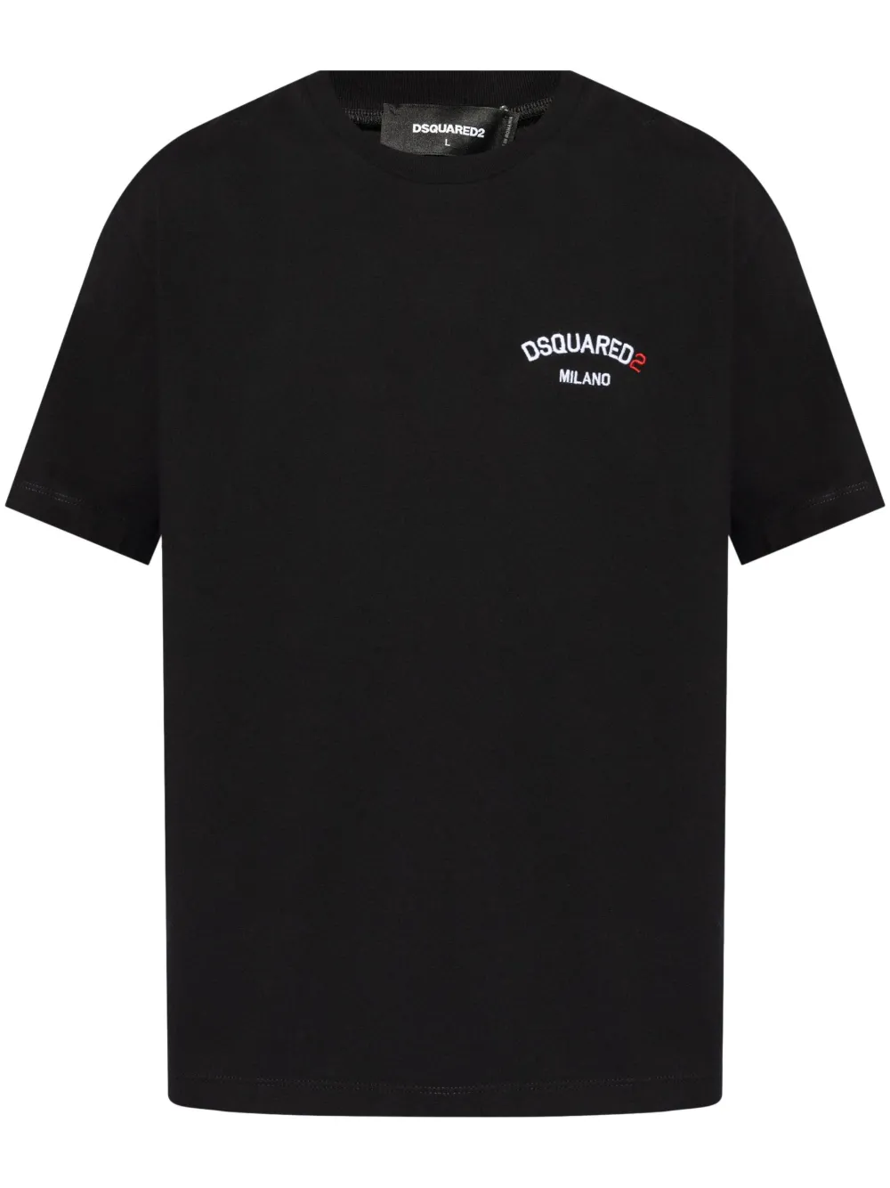 logo-embroidered cotton T-shirt