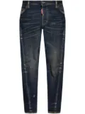 DSQUARED2 distressed-effect cotton jeans - Blue