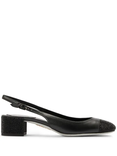 René Caovilla zapatillas Kristen con tacón de 40mm