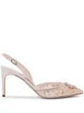 René Caovilla 75mm Cinderella pumps - Pink