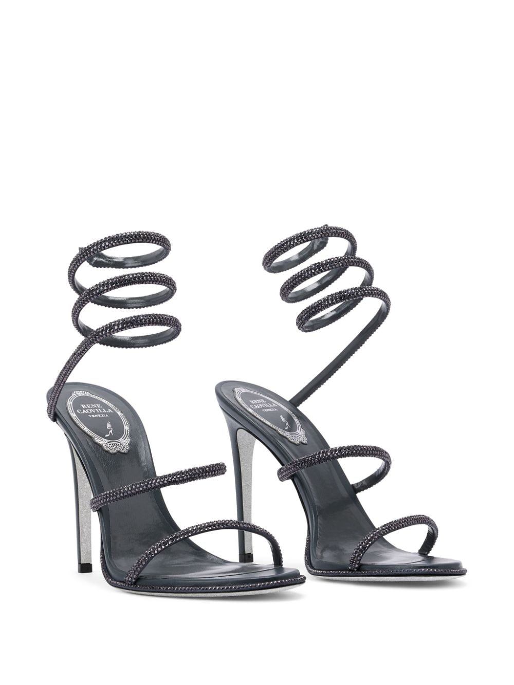 René Caovilla Cleo sandalen Grijs