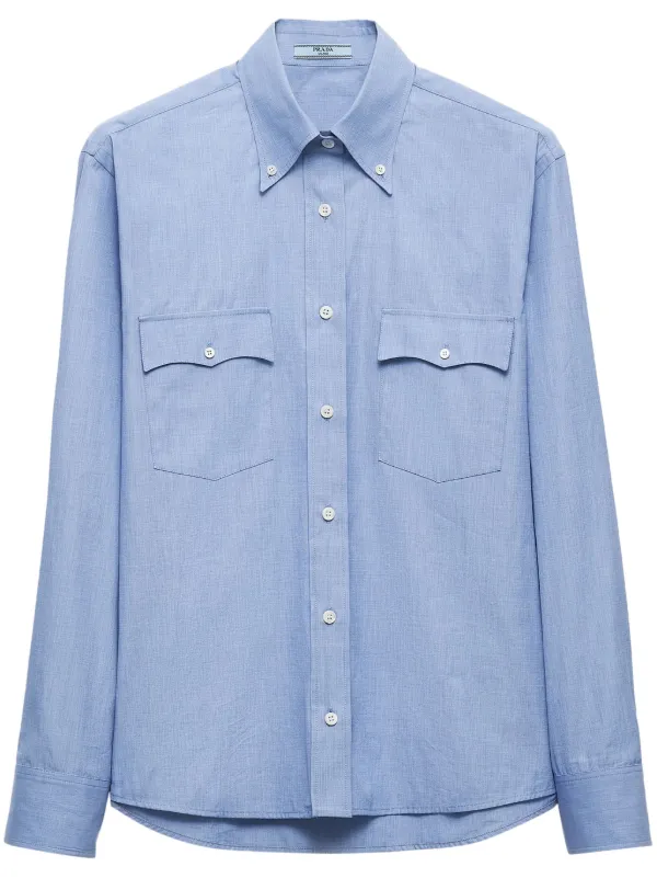 Blue prada shirt hotsell