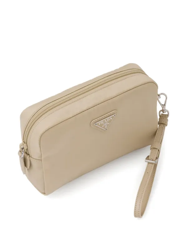 Prada Re-Nylon Kosmetiktasche Nude FARFETCH DE