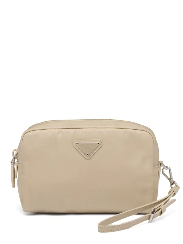 Prada Re-Nylon Kosmetiktasche Nude FARFETCH DE