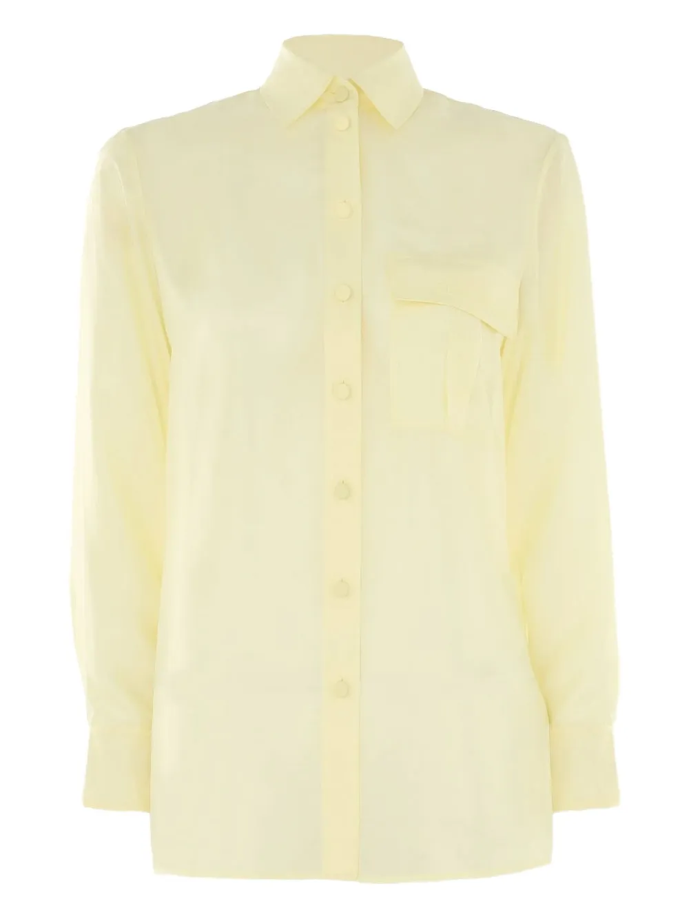 ZIMMERMANN patch-pocket silk shirt | Yellow | Image 1