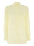 ZIMMERMANN patch-pocket silk shirt - Yellow