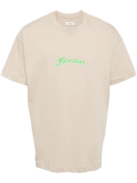 FLÂNEUR Signature Watercolor cotton T-shirt