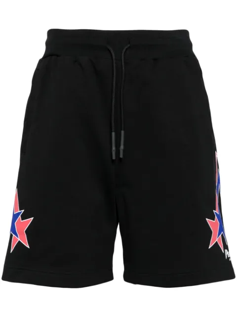 PHOBIA starry lightning print cotton shorts