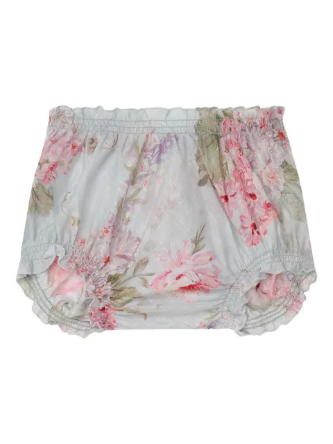 ZIMMERMANN Kids شورت منفوش 'هاليداي' بزهور
