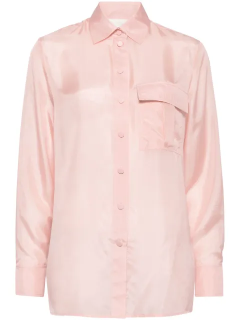 ZIMMERMANN camisa de seda Halliday