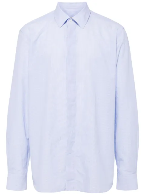 Corneliani camisa con cierre oculto