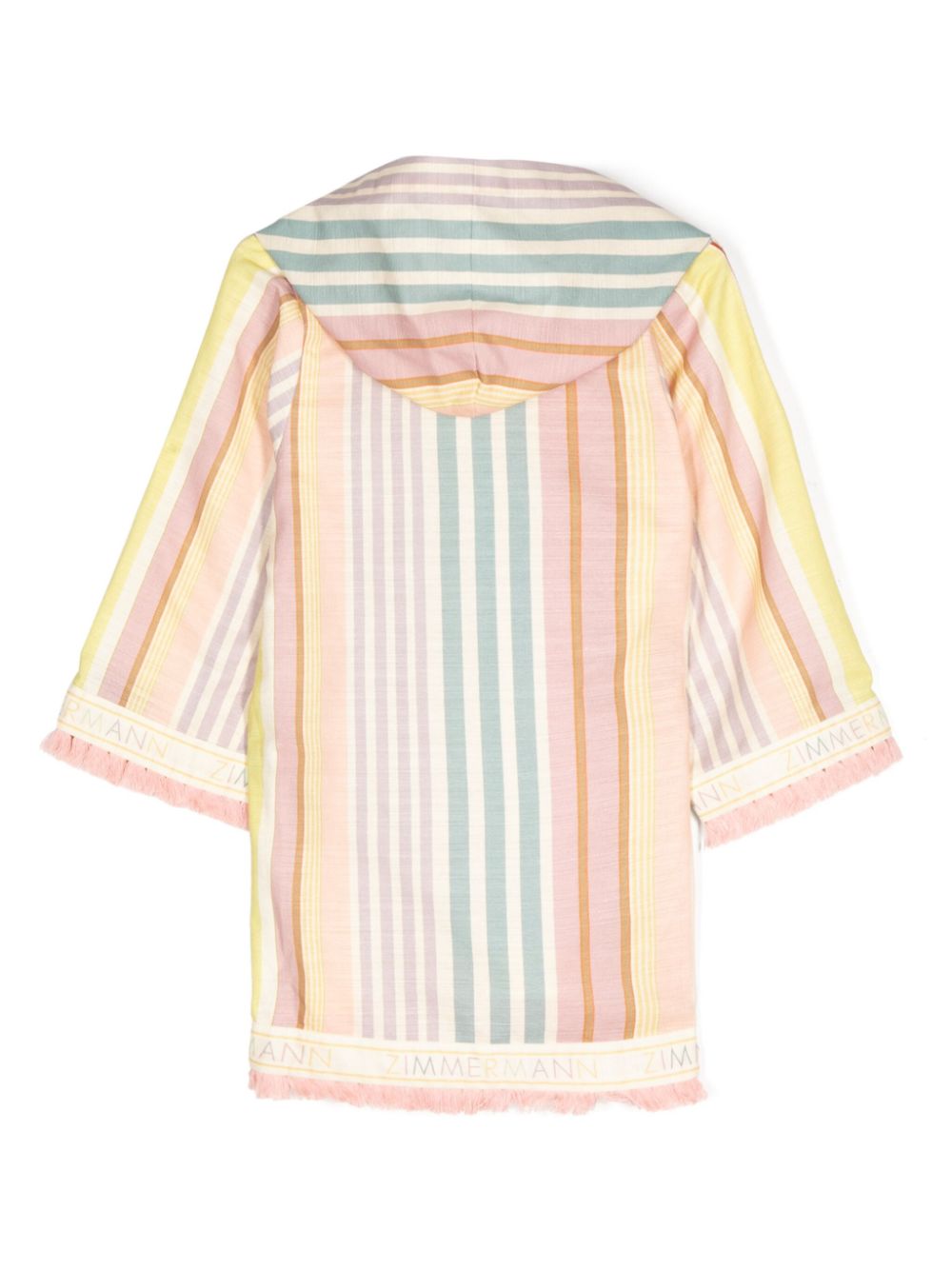 ZIMMERMANN Kids Halliday stripe jacket - Neutrals