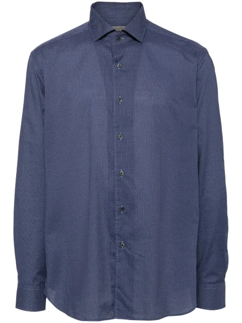 Corneliani camisa con cuello italiano