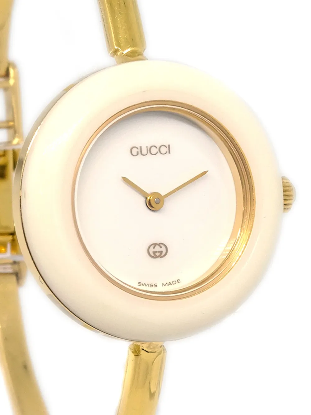 Gucci Pre-Owned 1990-2000 pre-owned Chameleon horloge 26 mm - Wit