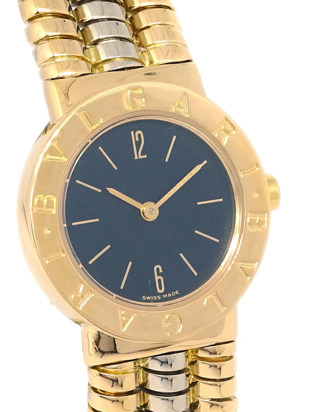 Bvlgari Pre-Owned 1980-1990 pre-owned Tubogas horloge - Blauw