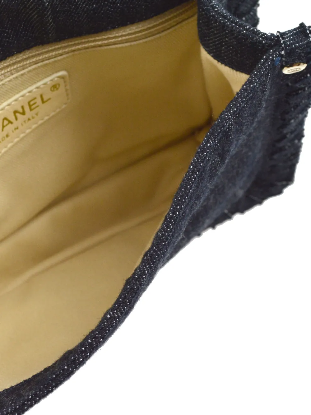 Pre-owned Chanel 2006 2.55 Night Flight Shoulder Bag In Blue