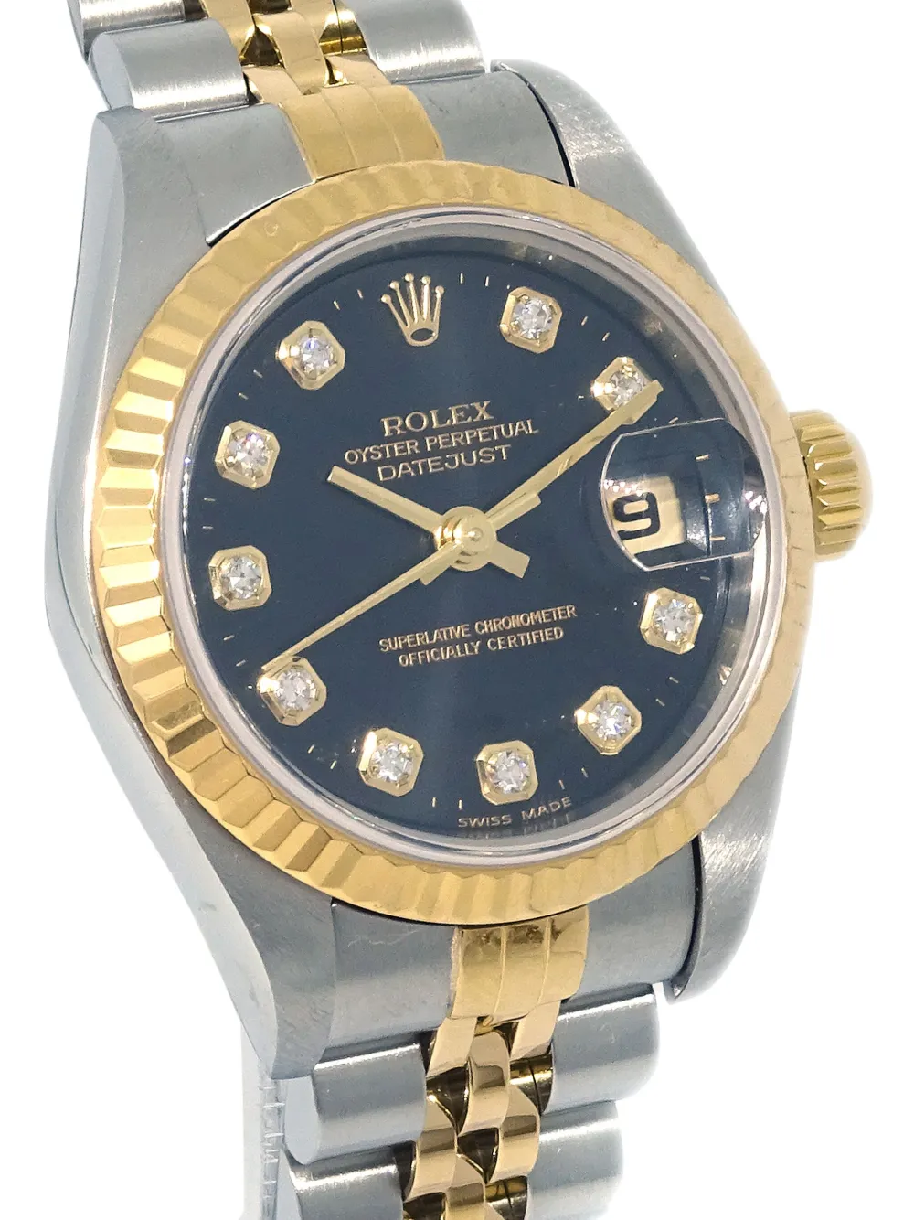Rolex 2001 pre-owned Datejust 26 mm horloge - Blauw