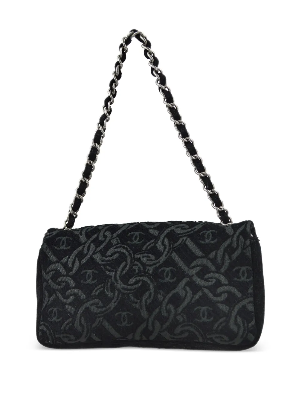 CHANEL Pre-Owned 2006 CC canvas shoulder bag - Zwart