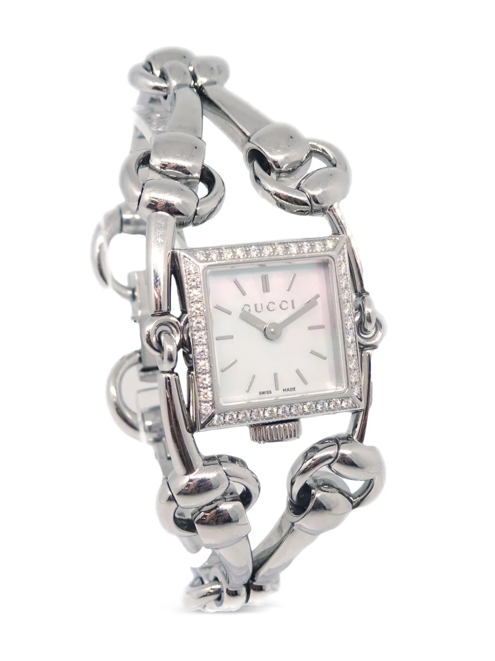 Gucci Pre-Owned 1990-2000s Signoria horloge 20 mm - Zilver