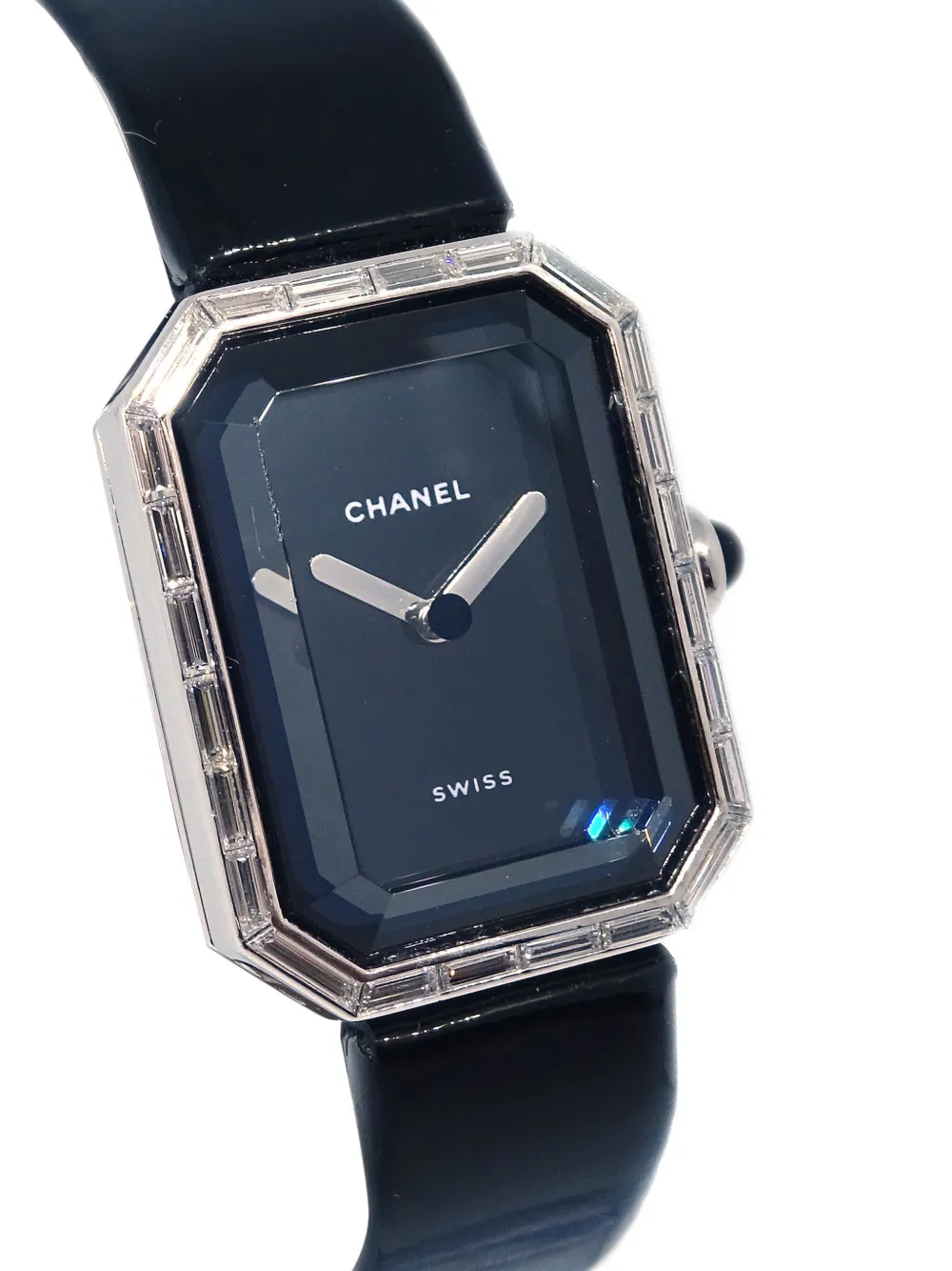 CHANEL Pre-Owned 1987 pre-owned Première horloge 26 mm - Zwart