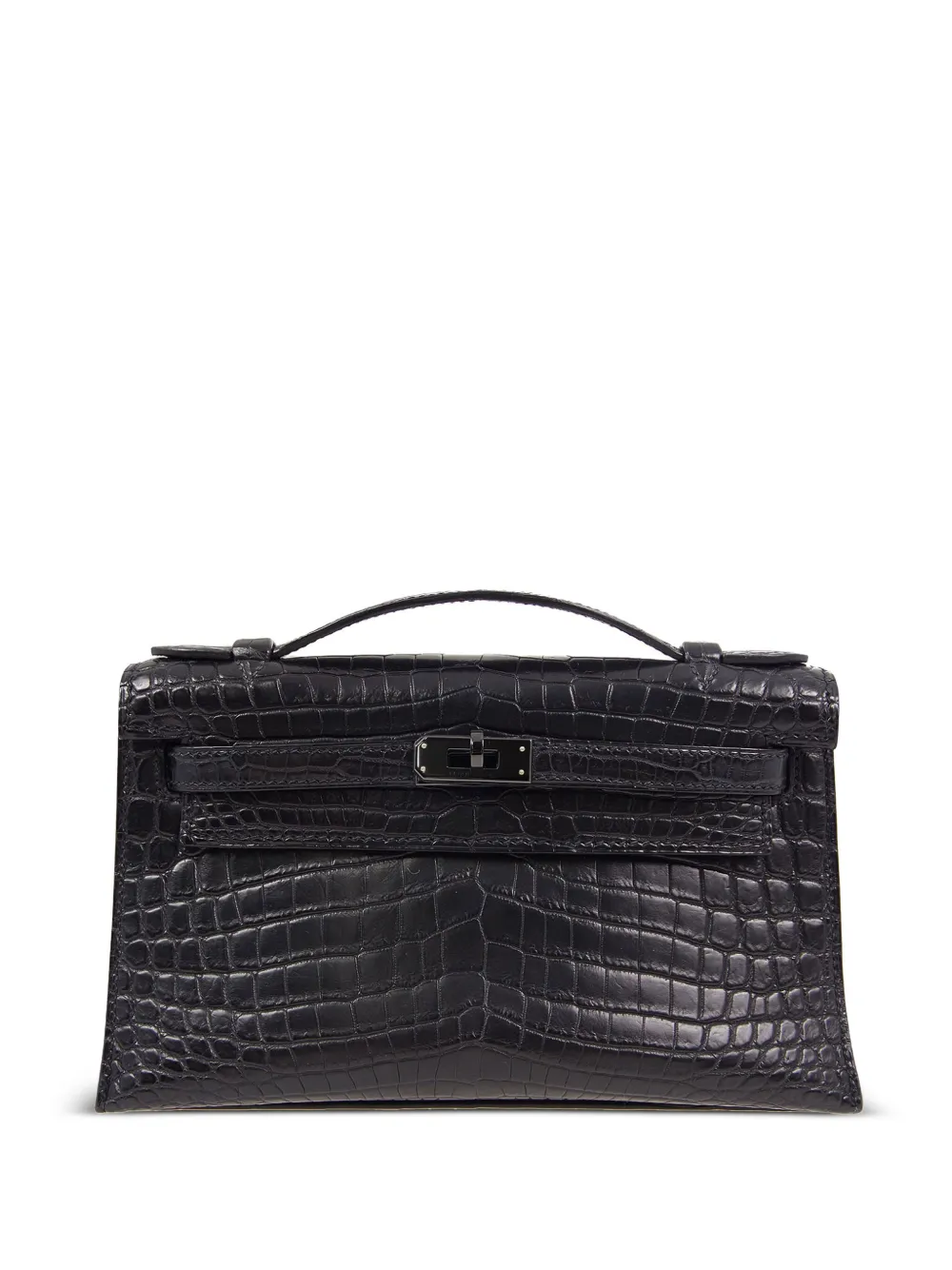 Hermès Pre-Owned 2010 ケリーカット クラッチバッグ - ブラック Hermès Pre-Owned 2010 ケリーカット クラッチバッグ - ブラック