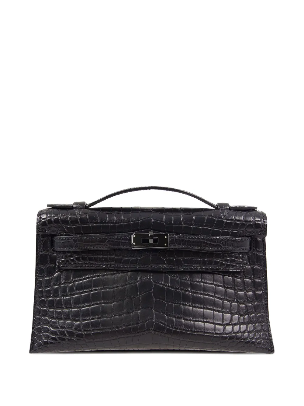 Hermès Pre-Owned 2010 ケリーカット クラッチバッグ | ブラック | Image 1