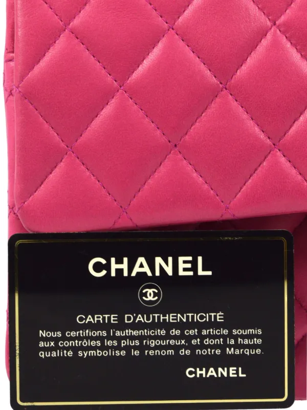 CHANEL Pre-Owned 2000 Medium Double Flap Shoulder Bag | Pink