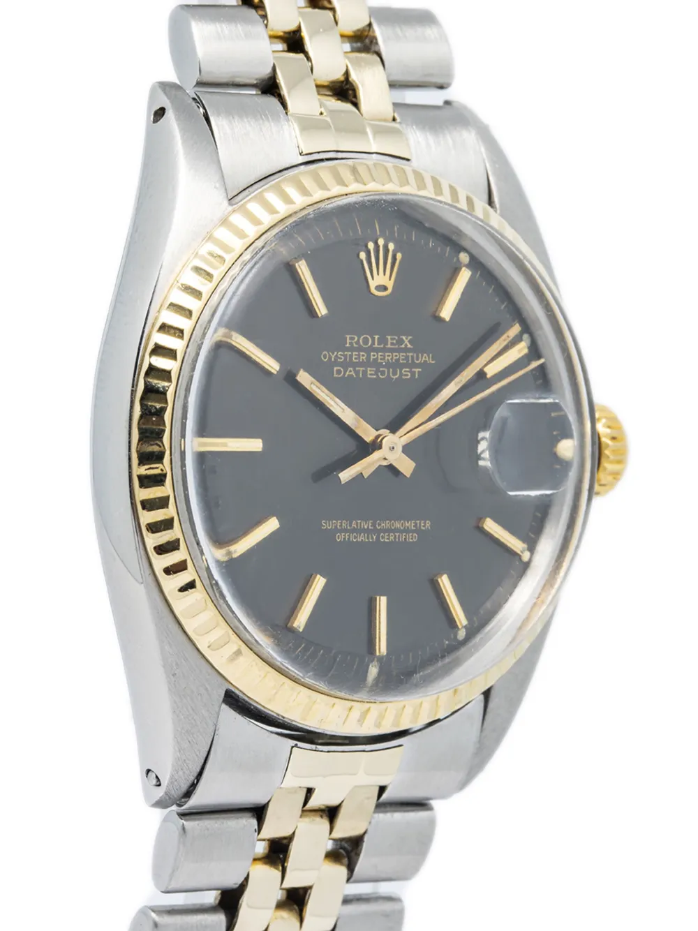 Pre-owned Rolex Datejust 36mm In Grey