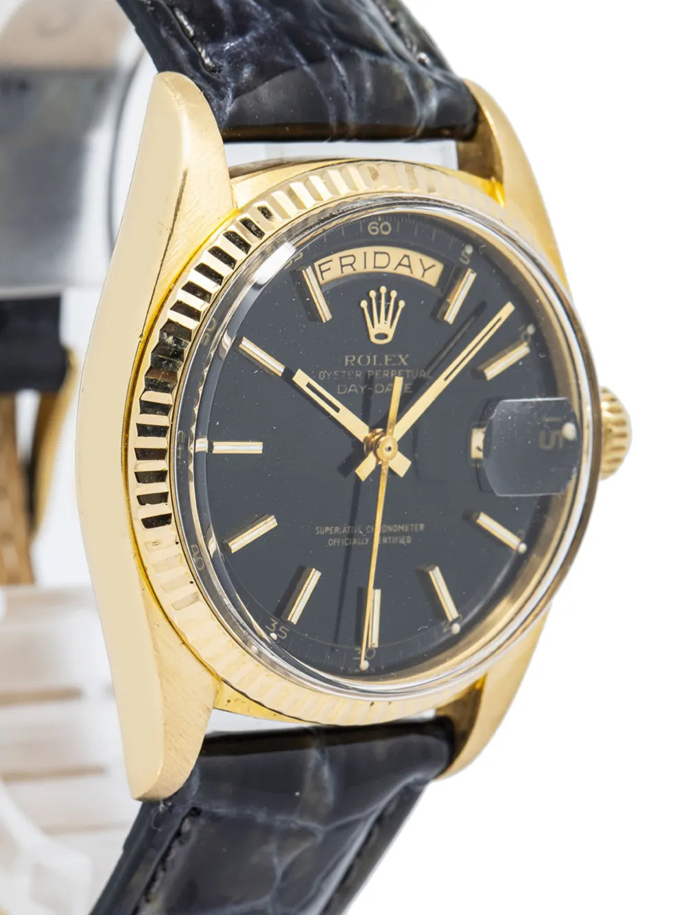 Pre-owned Rolex  Day-date 36mm In Black