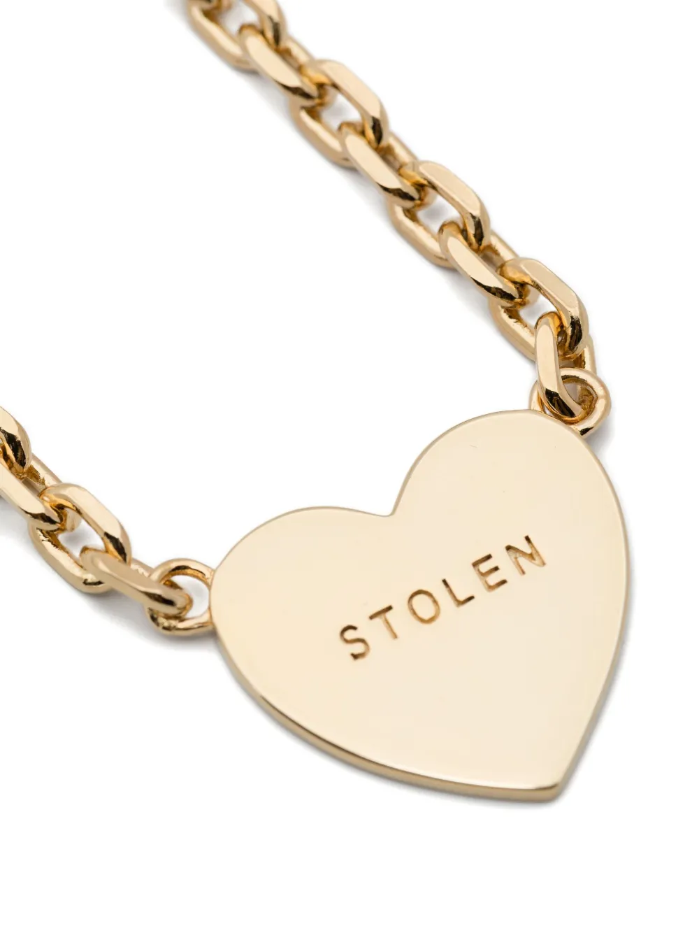 Stolen Girlfriends Club Warm Welcome Heart Bracelet In Gold