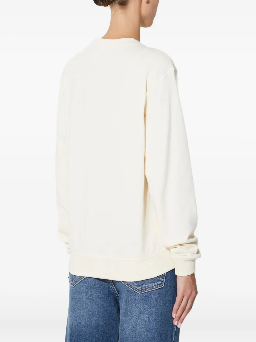 Fjall Raven Logo-patch Sweatshirt In White