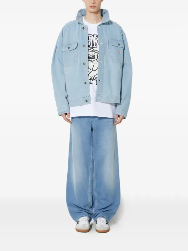 DICKIES Buttoned Denim Jacket | Blue | FARFETCH RO
