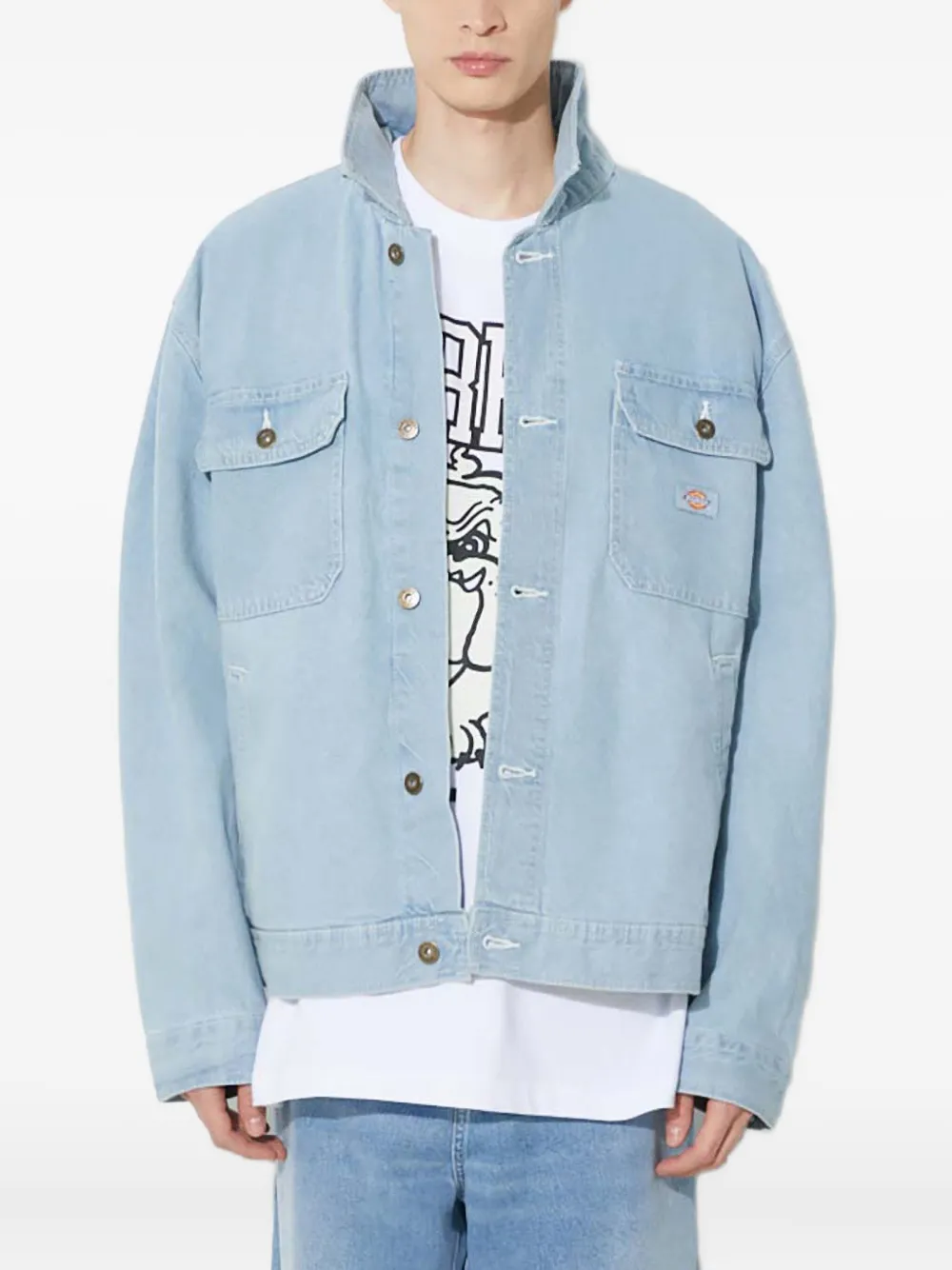 DICKIES buttoned denim jacket | Blue | Image 1